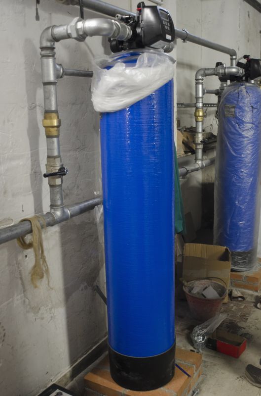 Water Softener System in Use